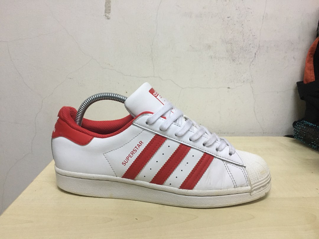 Adidas superstar cheap red velvet