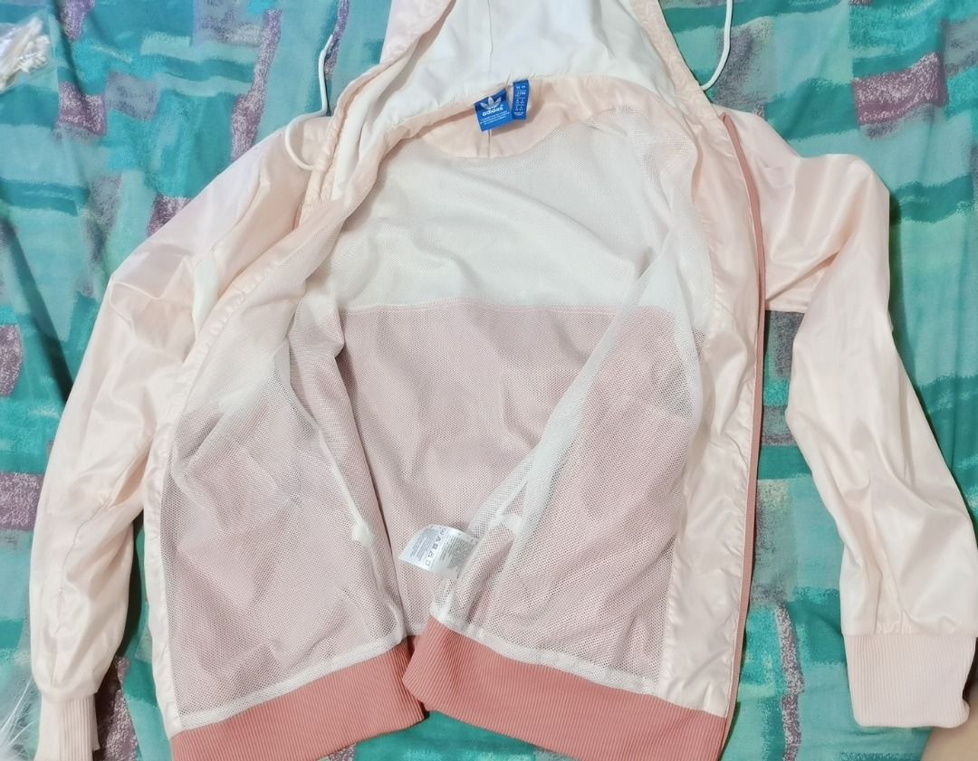 Adidas Womens Girls Polyester Jacket Large, Women's Fashion, Coats