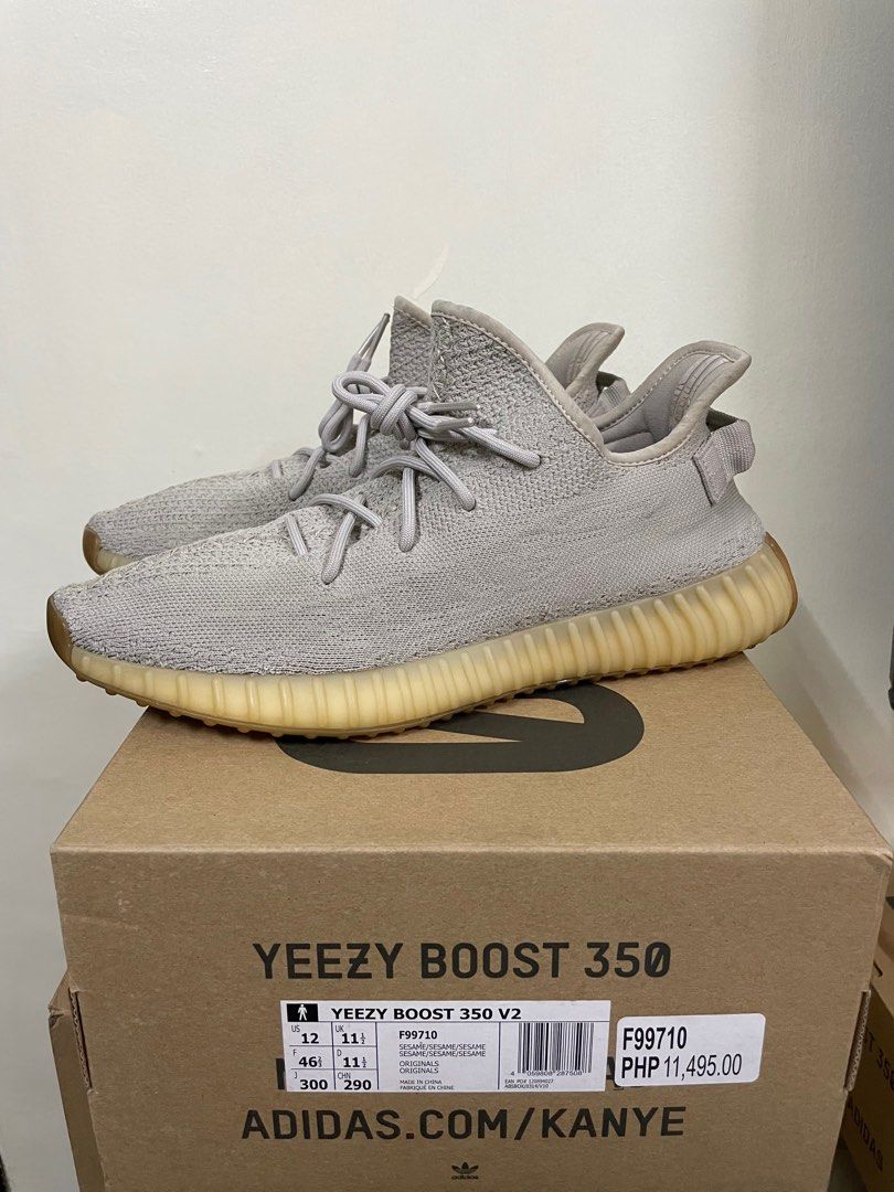 Yeezys 350 sesame hotsell