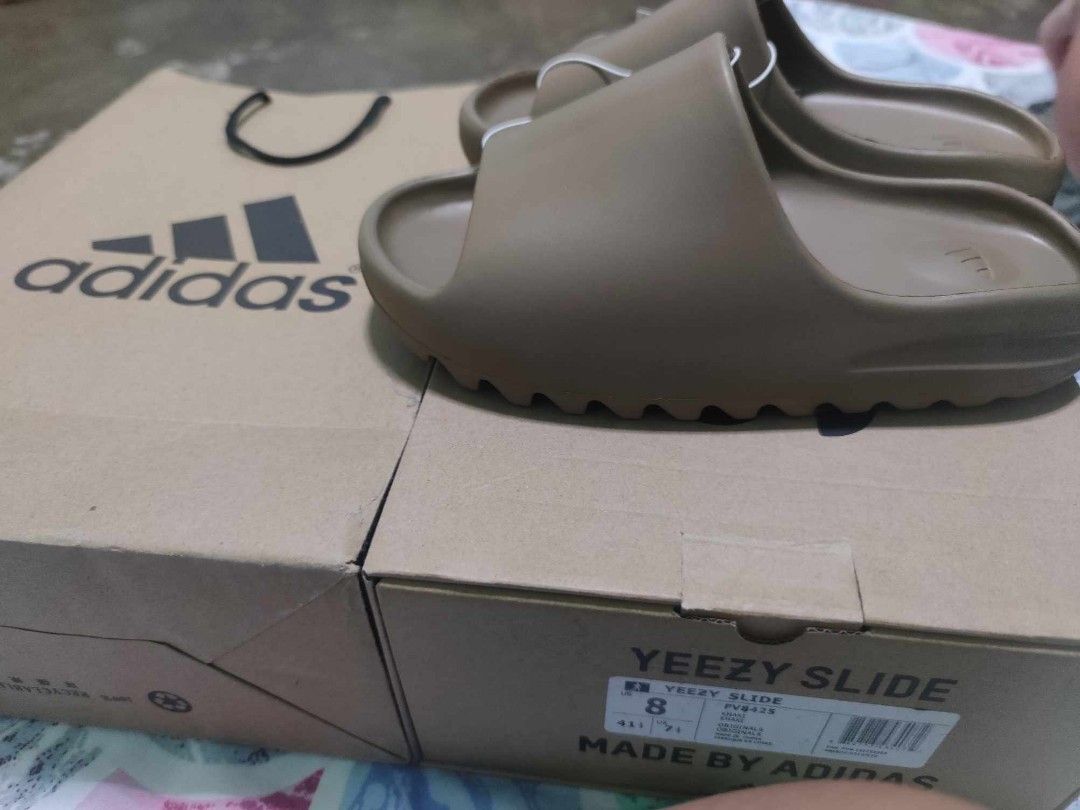 Adidas Yeezy Slide Khaki Original Women s Fashion Footwear