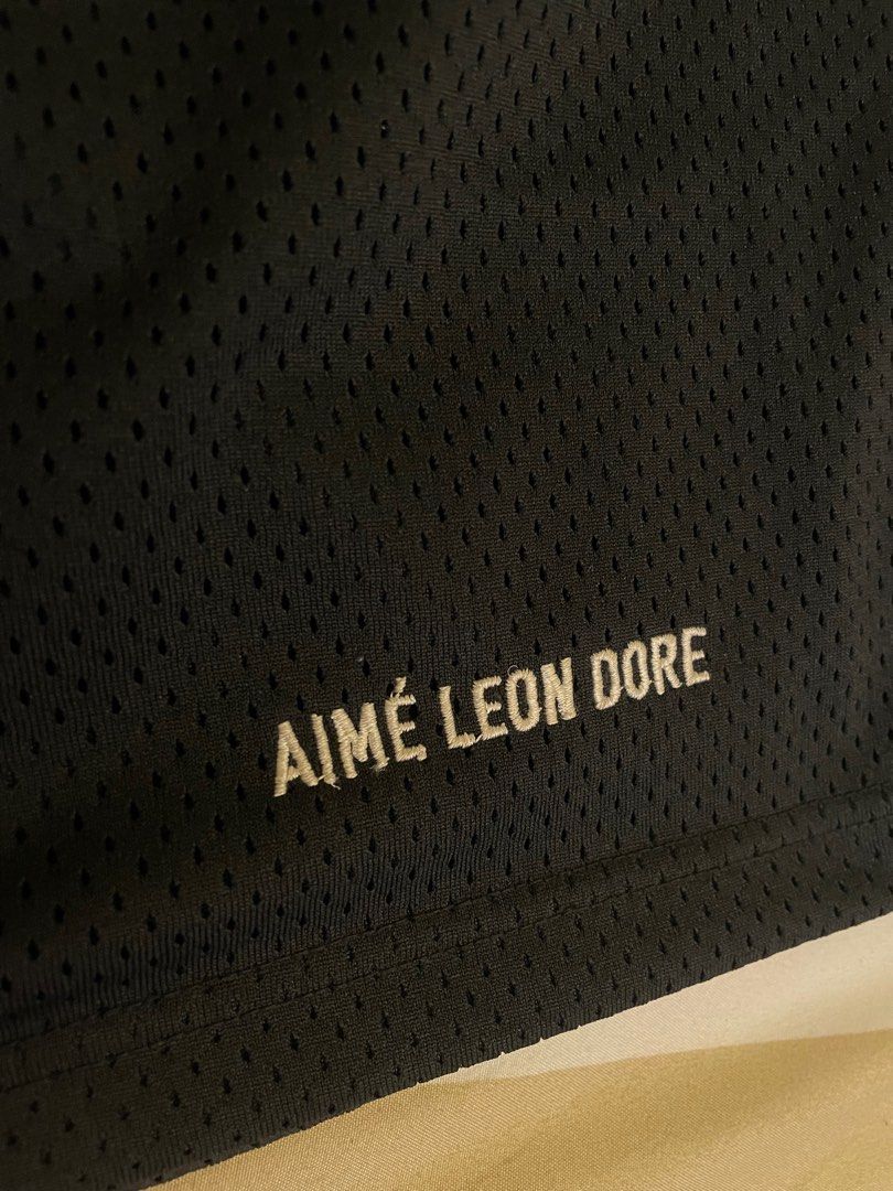 AIME LEON DORE LOGO GYM SHORT Black 黑短褲