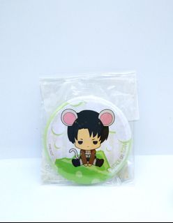 Anime Attack on Titan Can Badge Levi Authentic