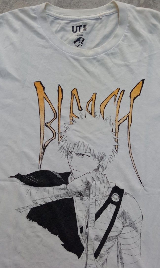 Anime Bleach X Uniqlo, Men's Fashion, Tops & Sets, Tshirts & Polo