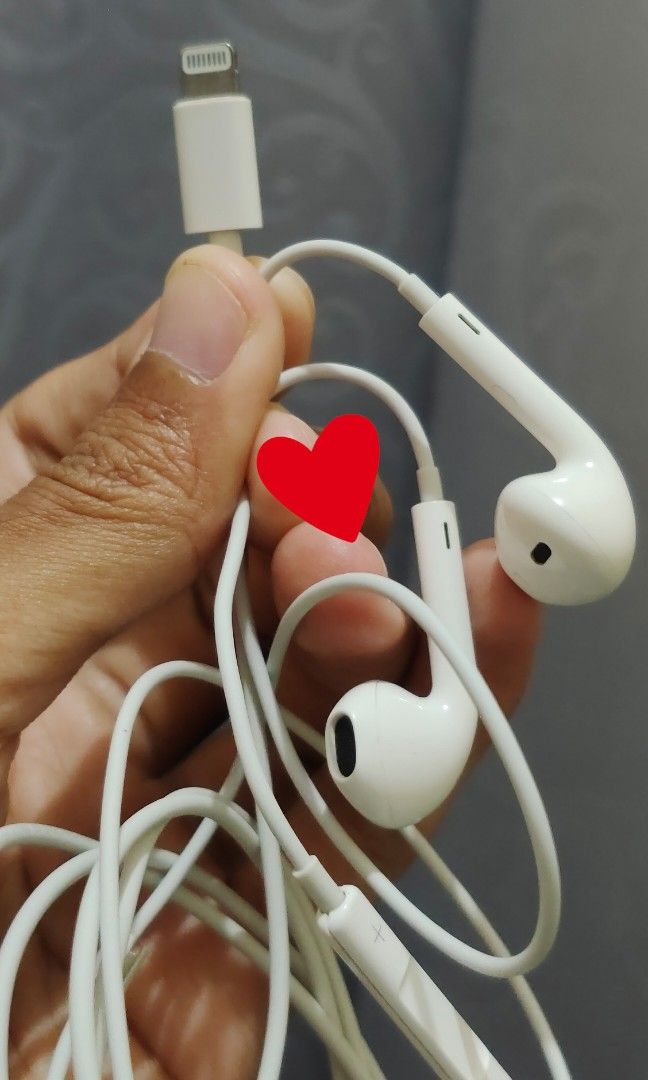 Apple earpods lightning earphone headset iphone original