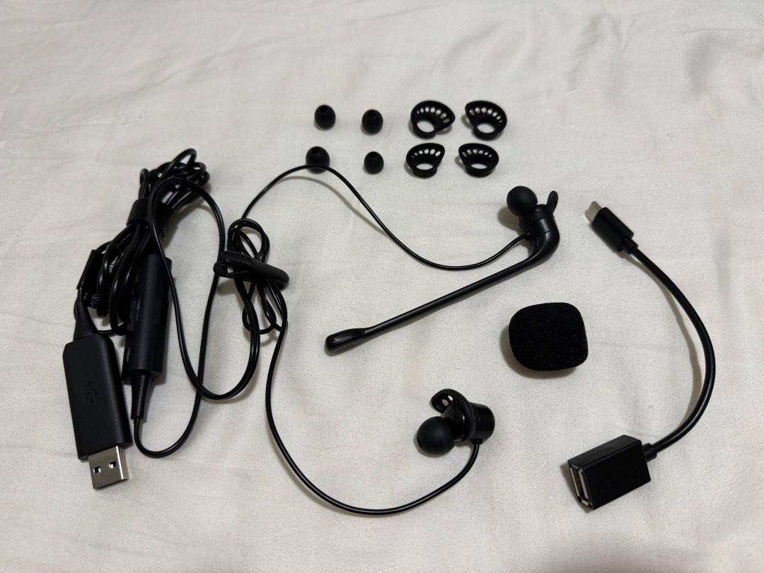 AudioTechnica ATH202USB Headset with Microphone USB A and C