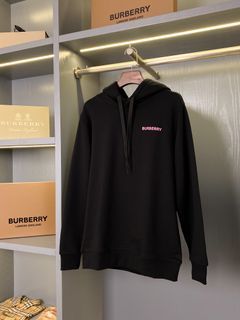 Authentic Burberry ️ Back Oak Leaf Badge Cotton Hooded Sweat