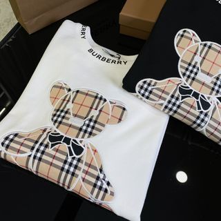 Authentic Burberry ️ Bear Embroidered Cotton Loose Sweatshirt