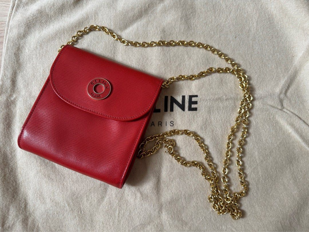 Celine red purse sales