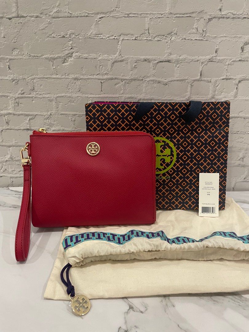 Tory burch sale red wristlet