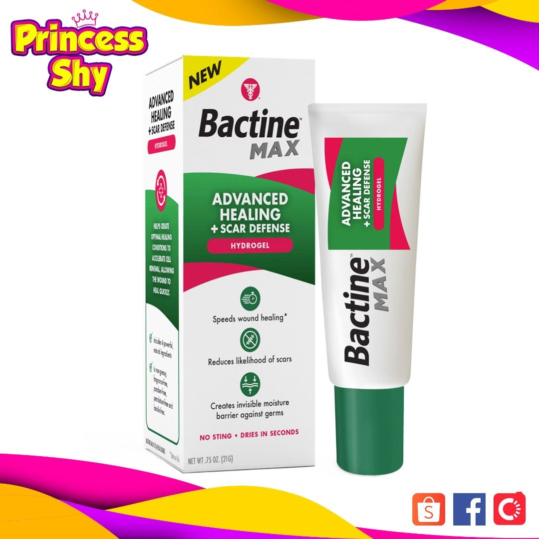 Bactine MAX Advanced Healing + Scar Defense Hydrogel 0.75 oz 21g ...