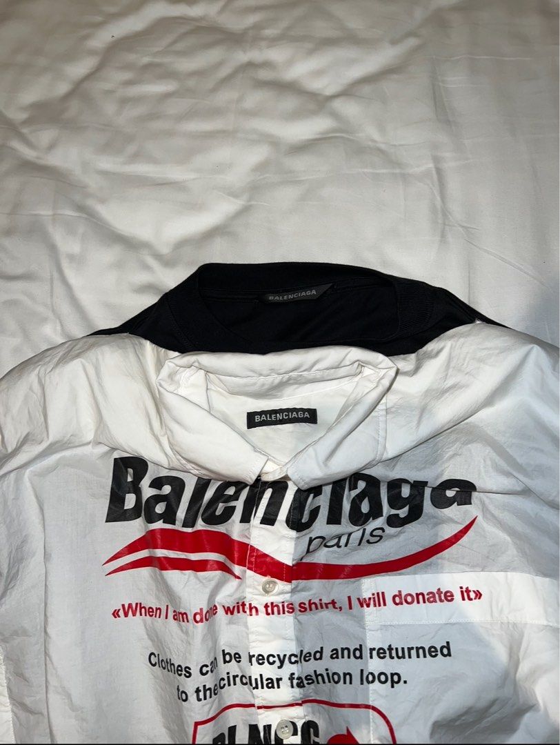 Balenciaga 2 in 1 Shirt Carousell