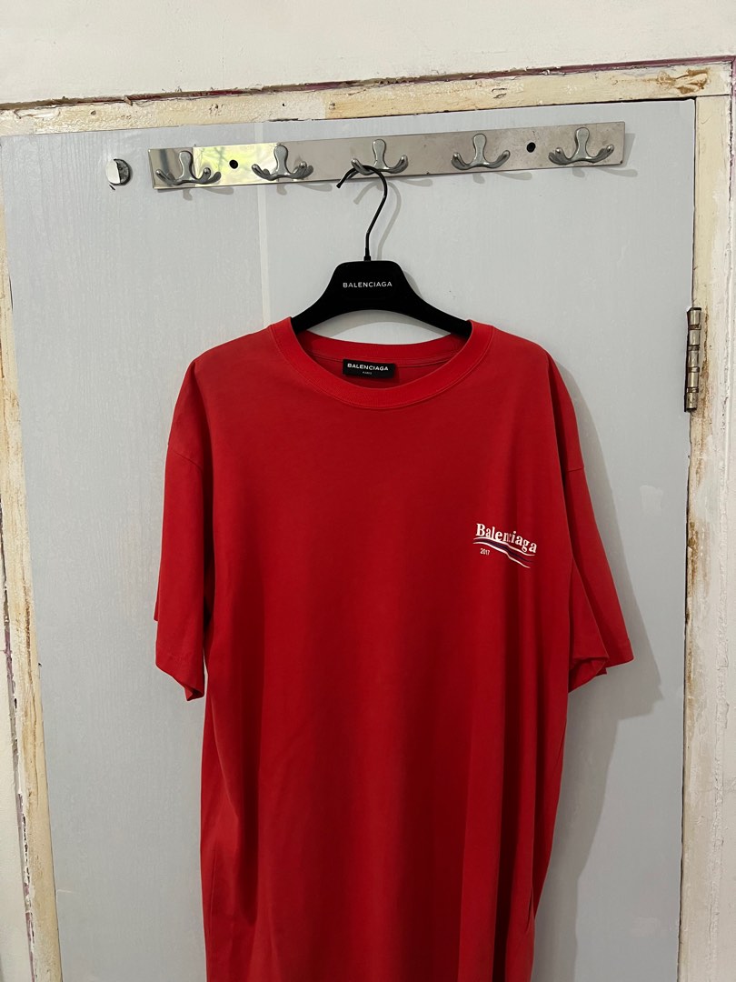 BALENCIAGA BERNIE SANDERS CAMPAIGN RED T SHIRT
