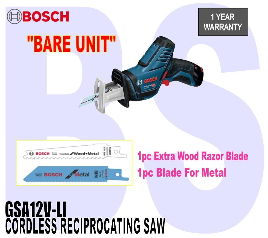 Bosch 12v store reciprocating saw blades