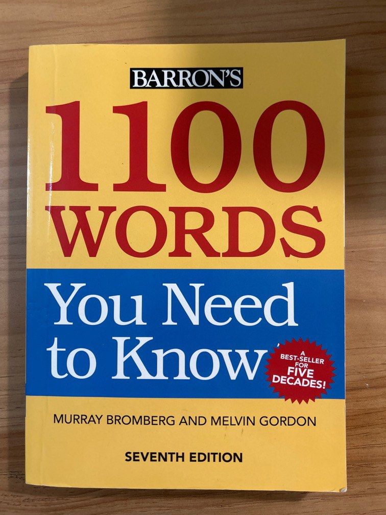 edition),　You　Barron's　教科書-　Need　Know　興趣及遊戲,　Words　1100　書本　to　(seventh　文具,　Carousell