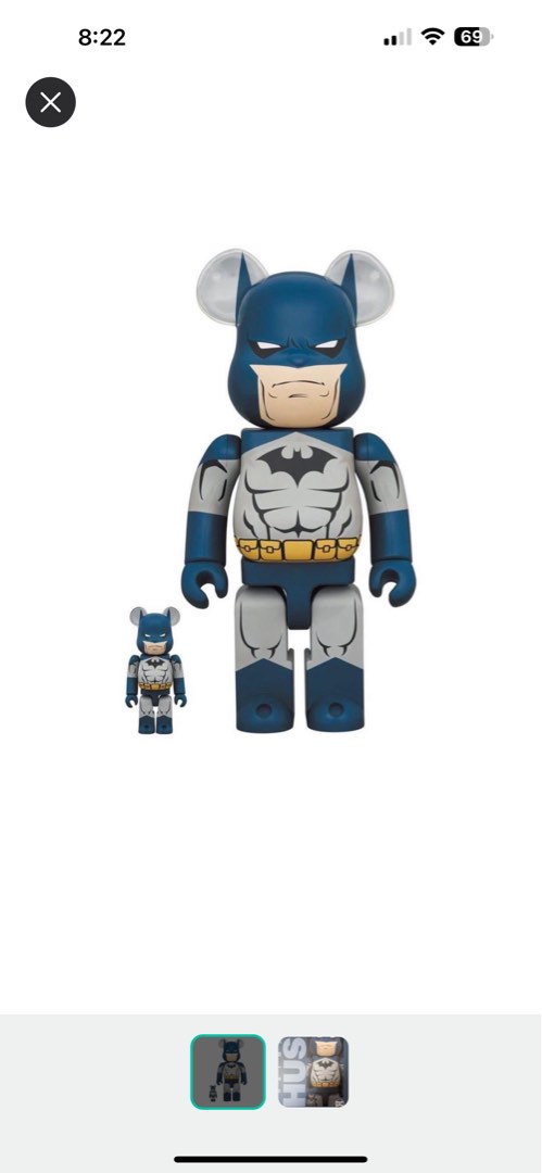 Bearbrick Batman 1000%全新，盒都未拆, 興趣及遊戲, 玩具& 遊戲類