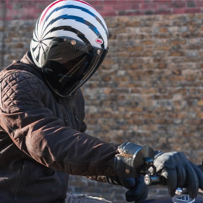 White best sale motorcycle gear