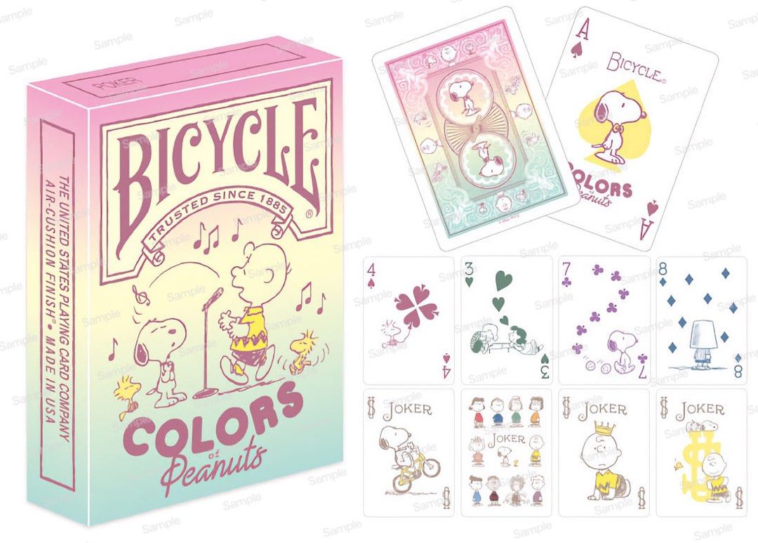 Bicycle Colors of Peanuts Snoopy Playing Cards, Hobbies & Toys