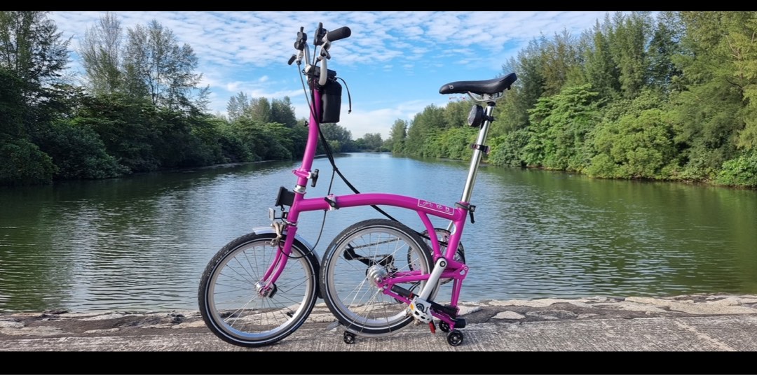 Brompton pink shop black edition