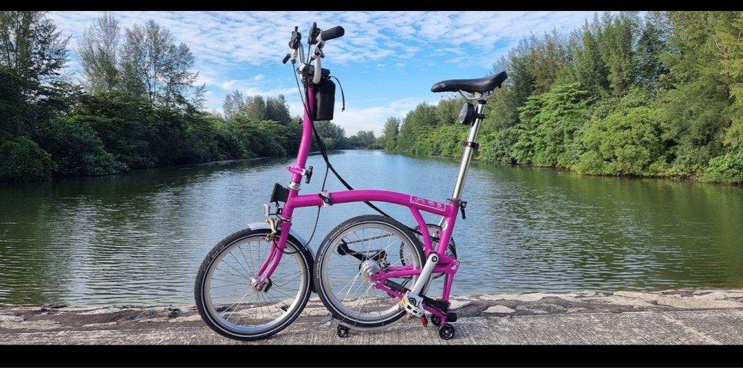 Brompton pink outlet black edition