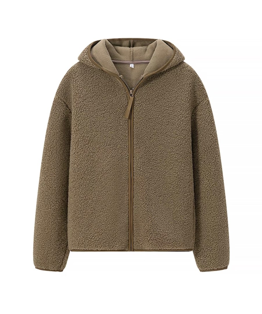 Chunky cheap fleece pullover
