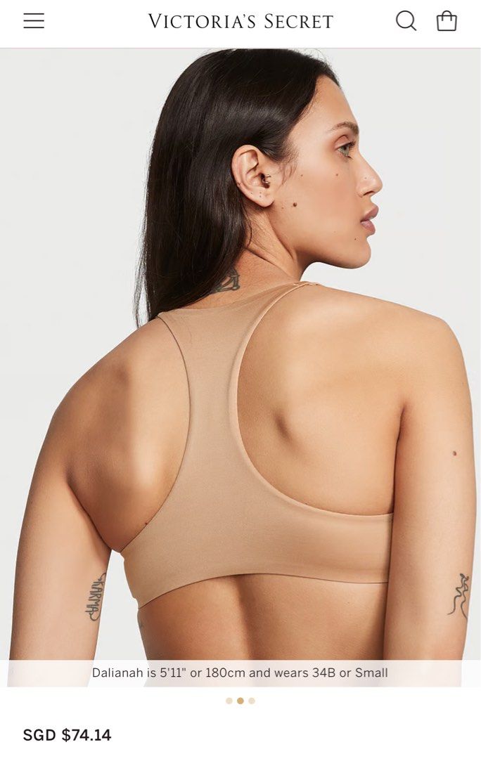 BODY BY VICTORIA - Push-Up Perfect Shape Racerback Bra in Front