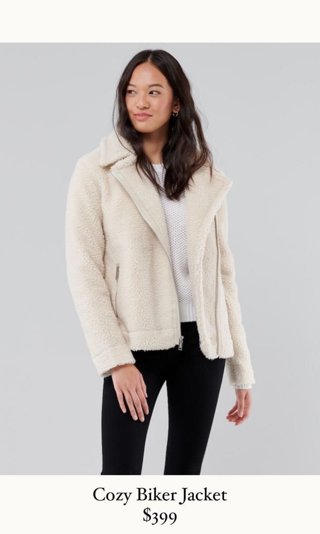Hollister biker jacket hotsell