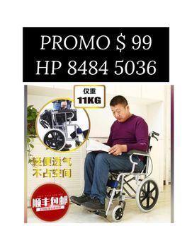 Brand New Wheelchair Ready Assembled Delivery Within One Hour