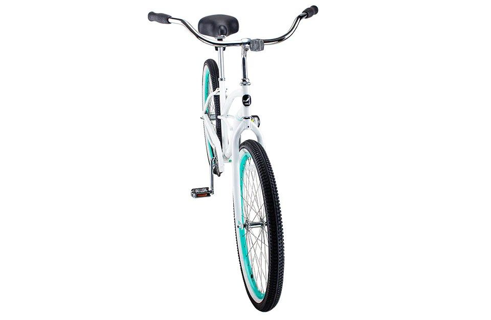 Brand New White Cruiser Bike (Category: Bicycles) located in Burnaby. Submitted by arukan (Listing ID 1268235071, Image 2). Description: Brand new cruiser bike in a box - never opened. Beautiful white steel frame with 26 in tires. Pickup on Burnaby Mountain. Assembled size: 44” x 28 1/4” x 70 1/2” // 112 x 72 x 179 cm.