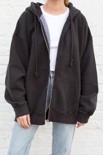 authentic brandy melville carla hoodie brown, Women's Fashion