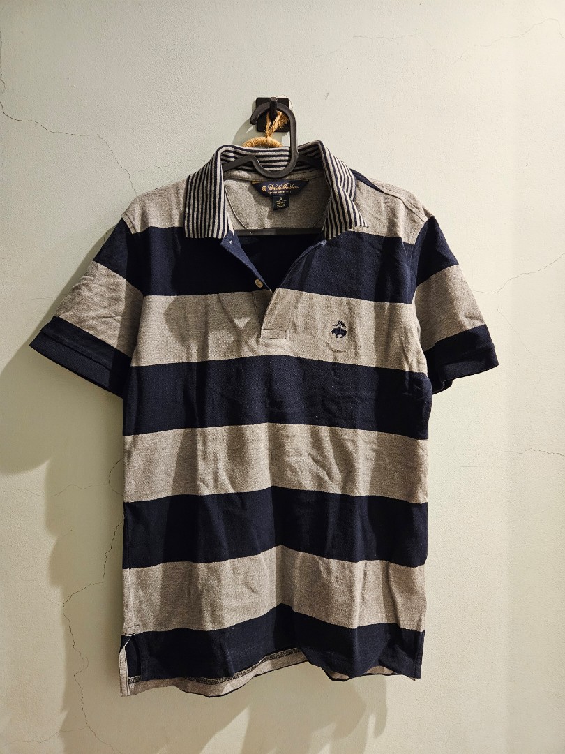 BROOKS BROTHERS STRIPED POLO SHIRT FOR MEN, Men's Fashion, Tops & Sets ...