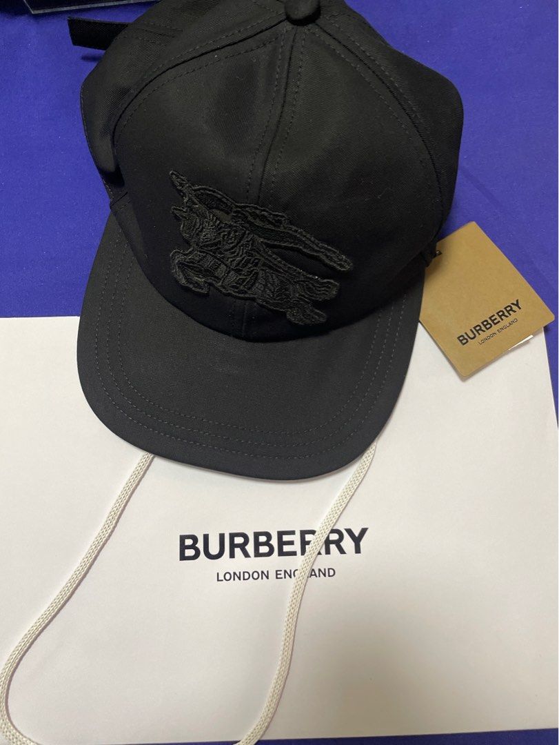 Burberry black cap