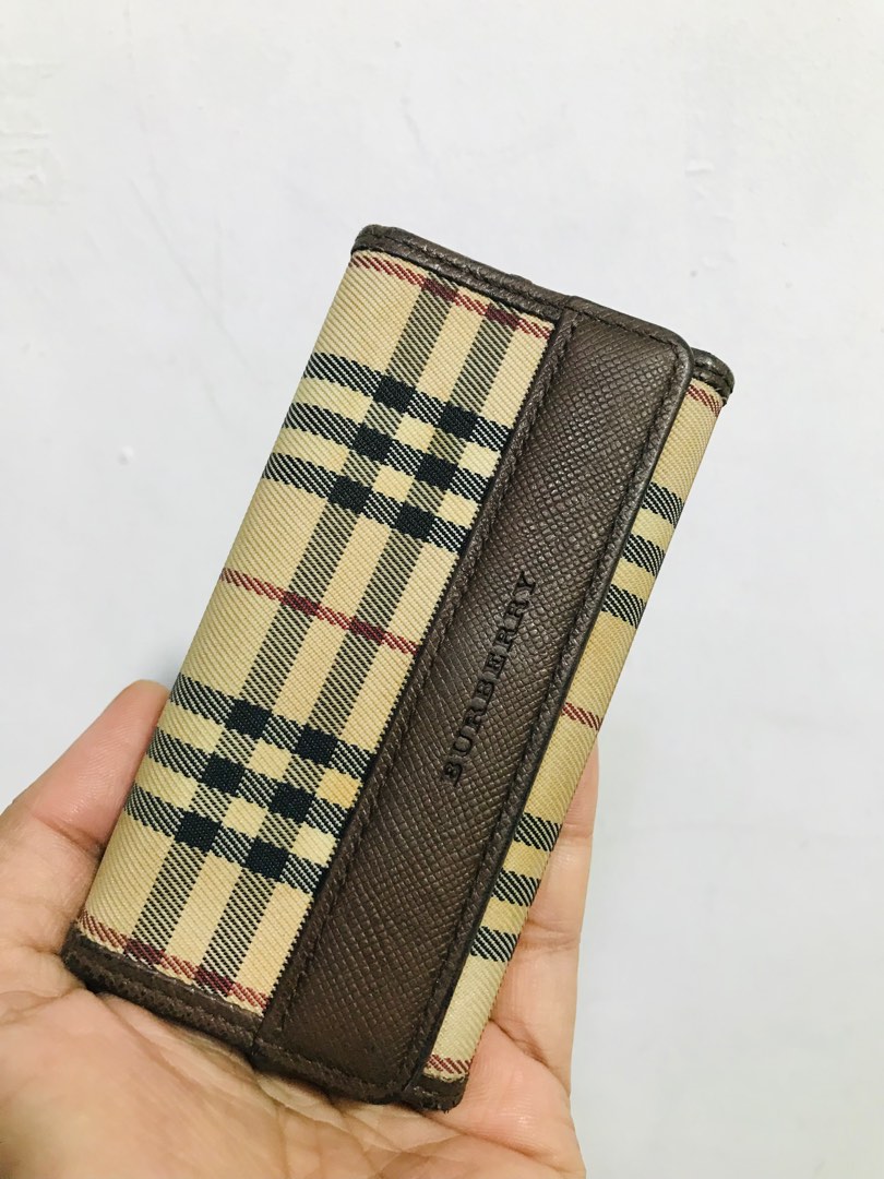BURBERRY KEYHOLDER, Women's Fashion, Bags & Wallets, Wallets & Card