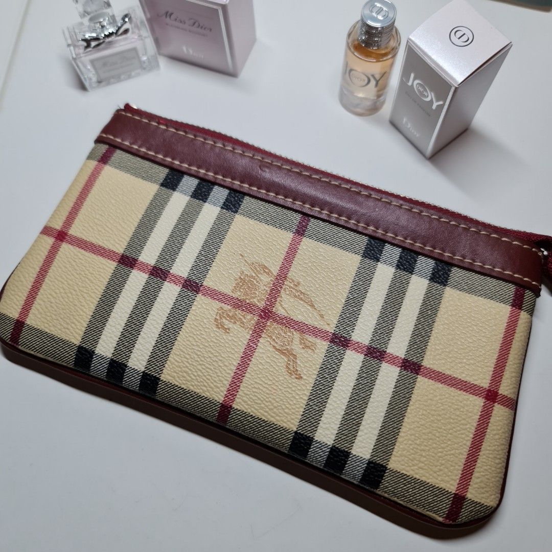 Burberry Wristlet Pouch Luxury Bags Wallets on Carousell