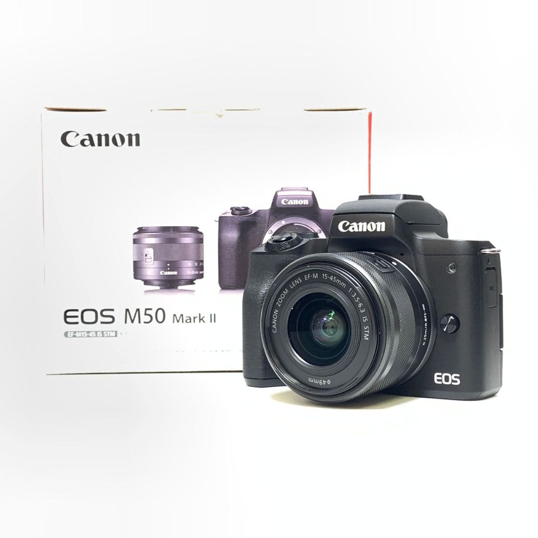 CANON EOS M50 MARK II WITH 15-45MM F/3.5-6.3 IS STM Best Price:  : Mirror-less Cameras India
