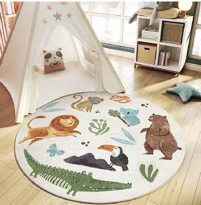 Kentaly Baby Play Mat Kids Rug for Playroom, Floor Mat for Toddlers,  Playtime Collection ABC, Numbers, Animals Educational Area Rugs for Kids  Room