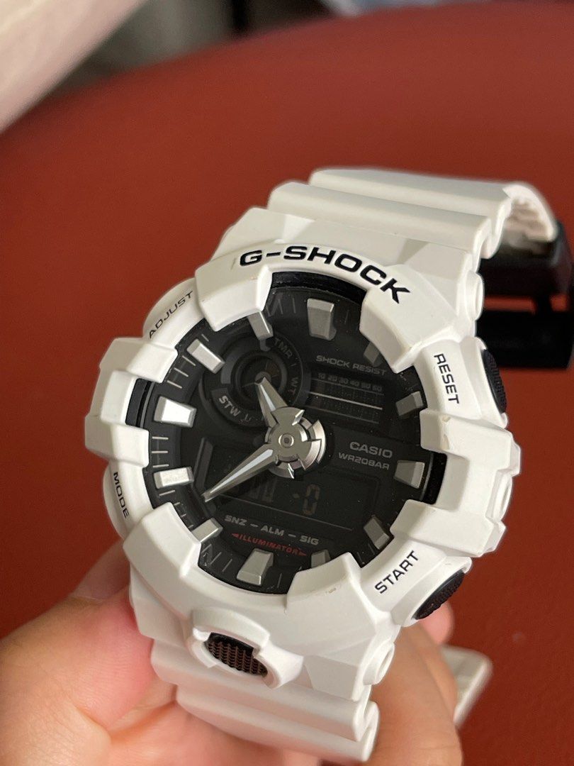 CASIO G Shock GA 700 7A white Men s Fashion Watches