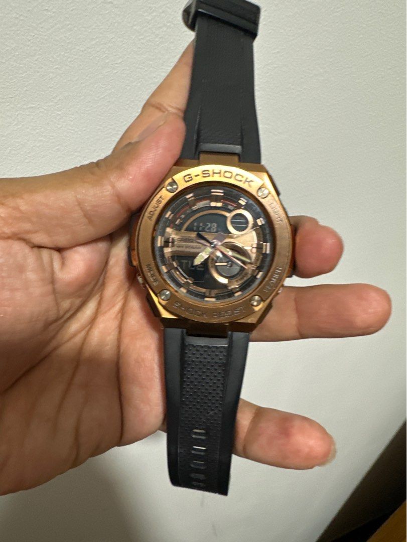 Casio G Shock G Steel Analog Digital World Time GST 210B 4A GST210B 4A Men s Watch