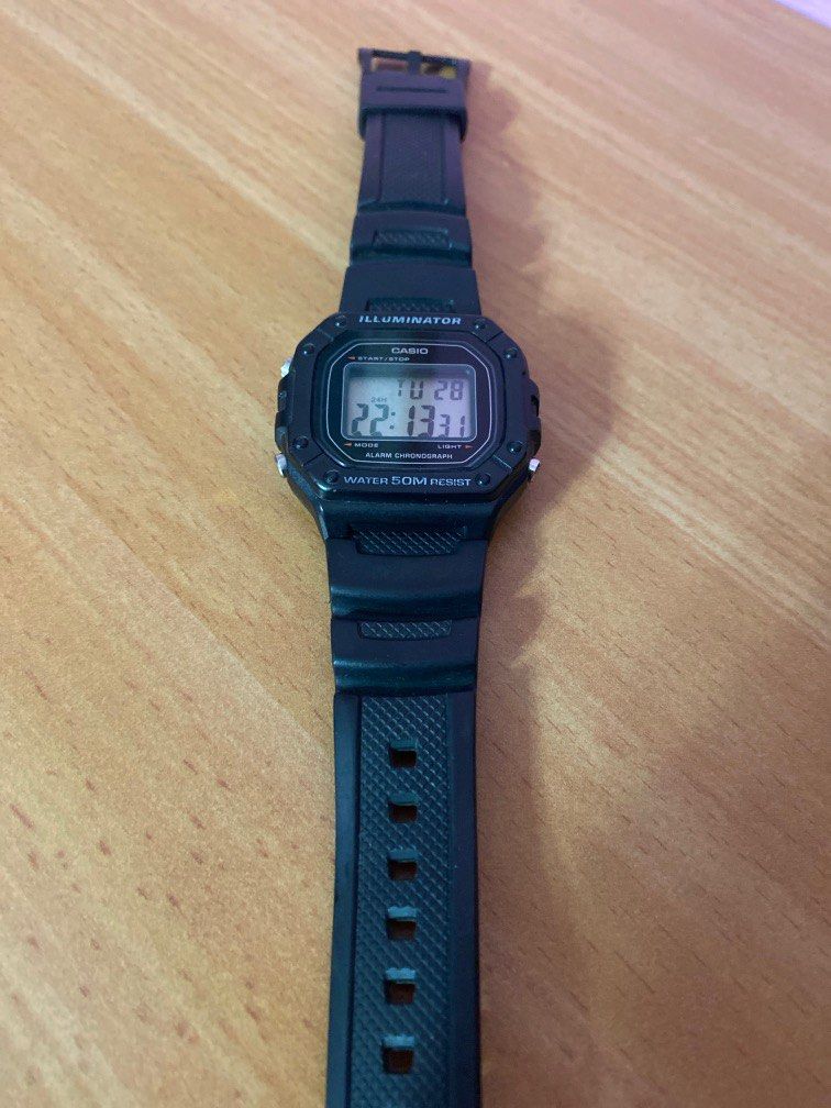 Casio illuminator water 50m resist best sale