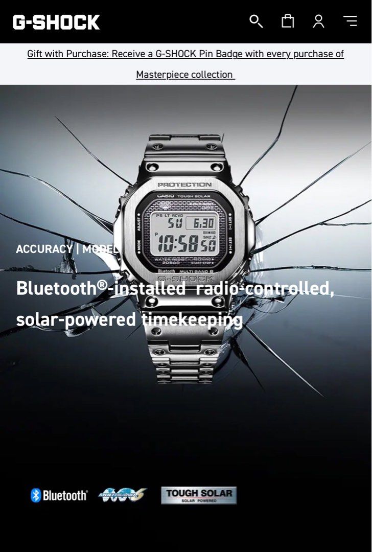 Casio tough hotsell solar radio controlled