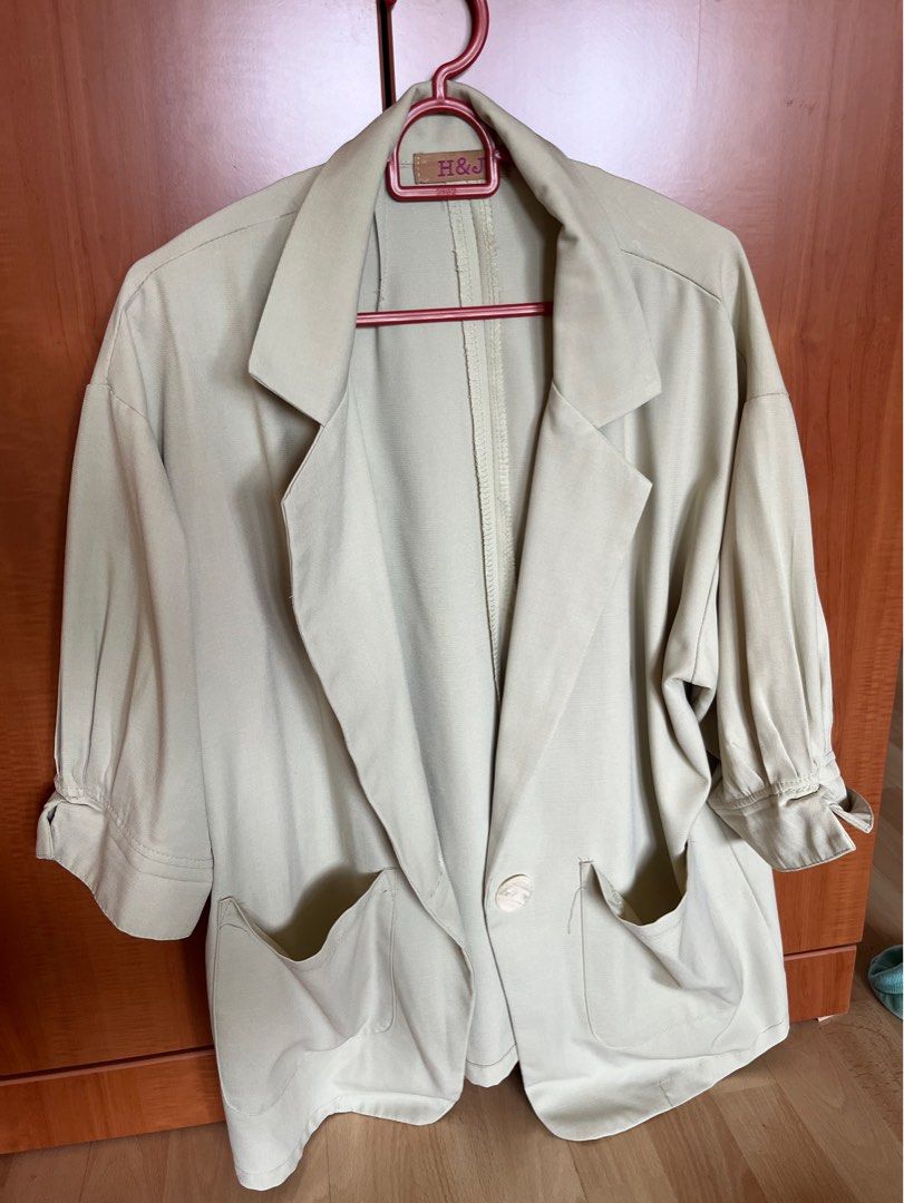 Casual sales beige blazer