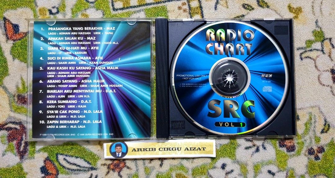 CD RADIO CHART SRC VOL.1 (1ST PRESS), Hobbies & Toys, Music & Media ...