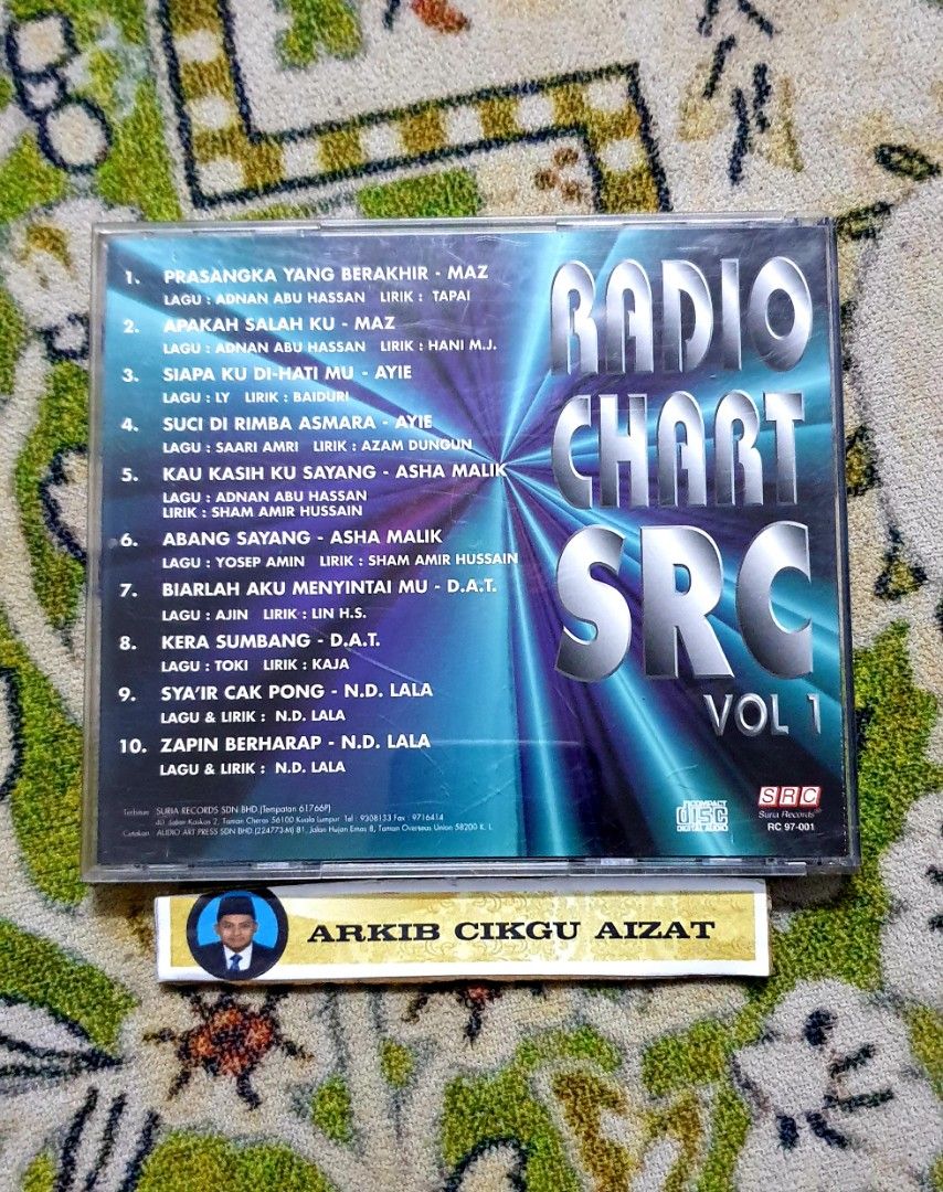 CD RADIO CHART SRC VOL.1 (1ST PRESS), Hobbies & Toys, Music & Media ...