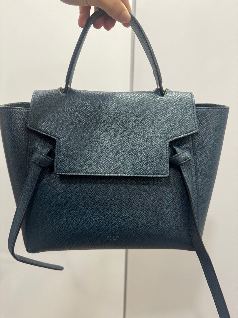 Celine micro belt bag abyss sale blue