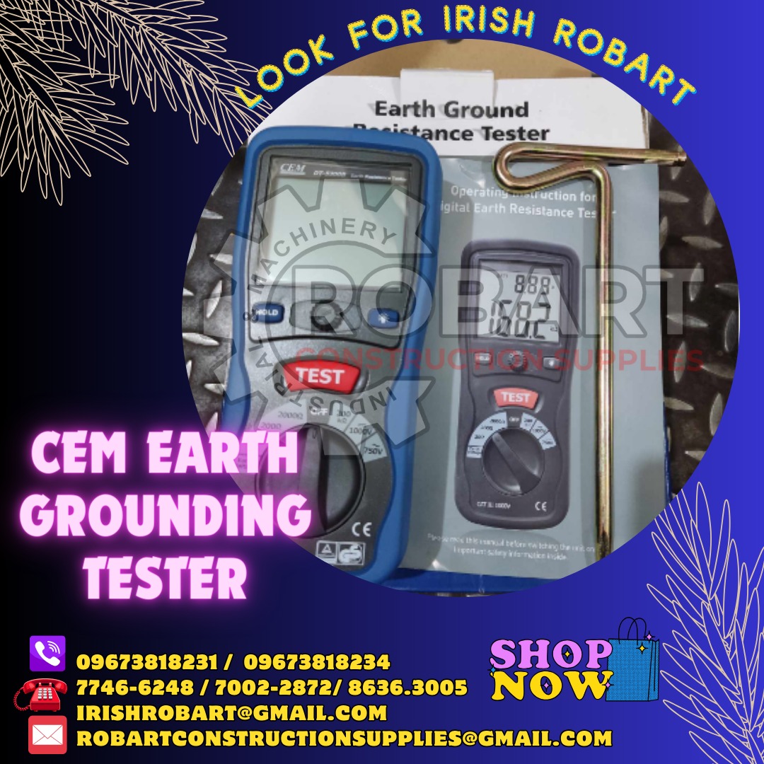 CEM EARTH GROUNDING TESTER, Commercial & Industrial, Construction Tools ...