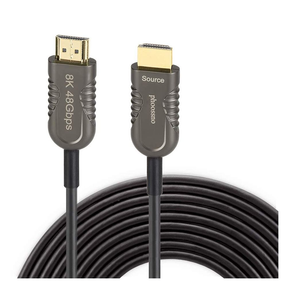 HDMI Fiber Active Optical Cable, 2.1, 8K High Speed Cable, 12M