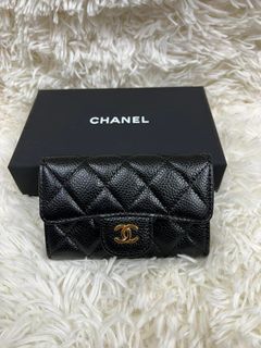 Chanel Card Holder mini caviar leather