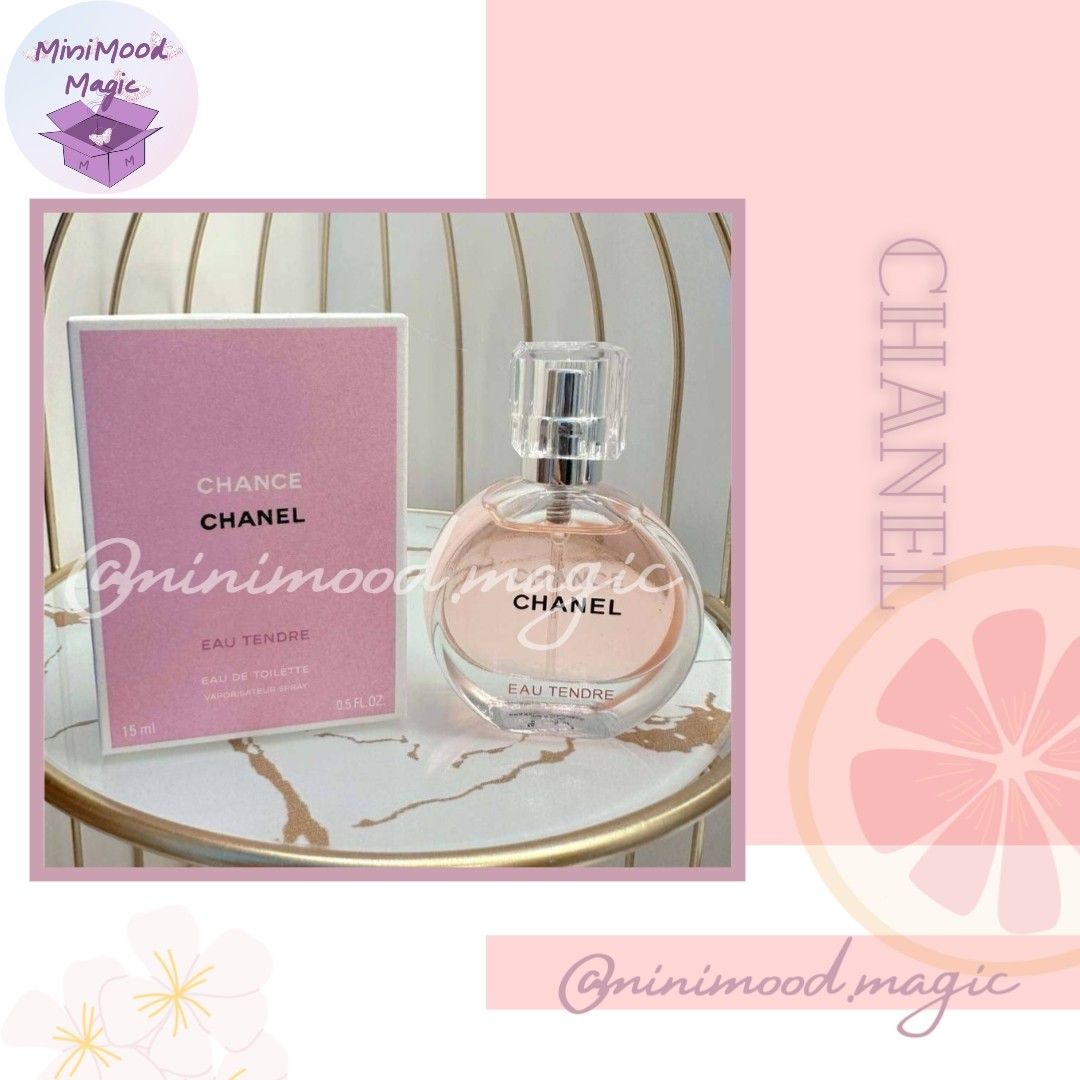 Chanel Chance Eau Tendre EDT 15ml, Beauty & Personal Care, Fragrance &  Deodorants on Carousell