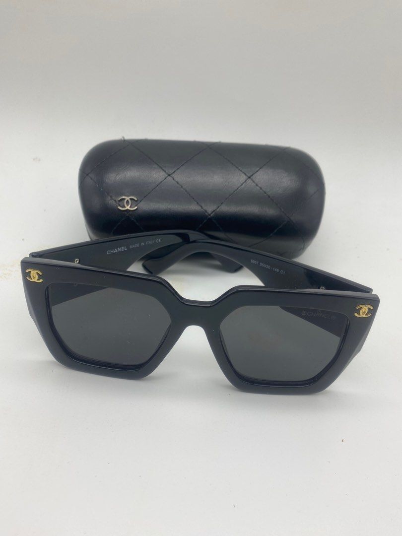 CHANEL SUNGLASSES WITH CASE ❤️, Women's Fashion, Watches & Accessories,  Sunglasses & Eyewear on Carousell