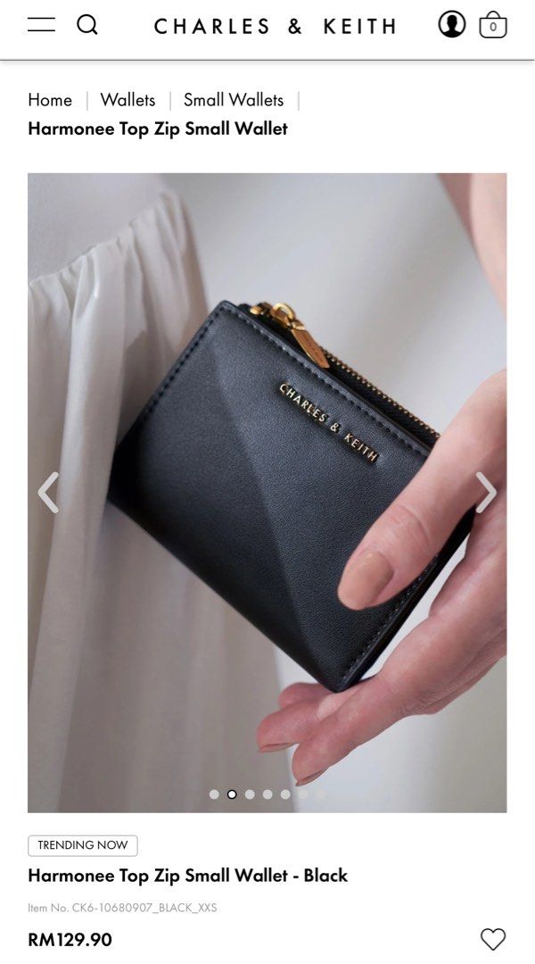 Charles & Keith Wallet, Luxury, Bags & Wallets on Carousell