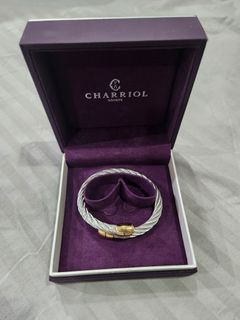 Charriol Olive Steel Bangle Small